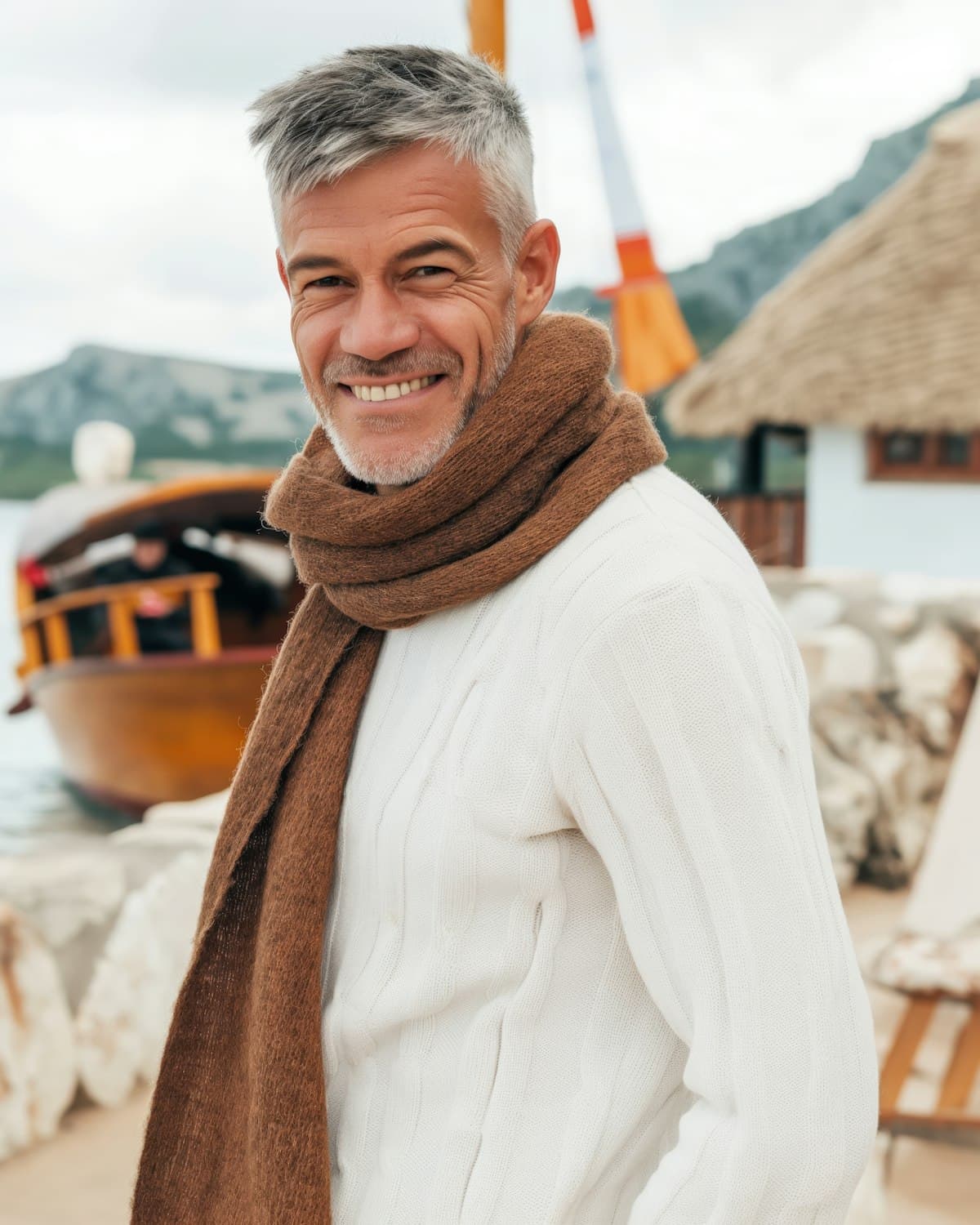 A ProfileMind member smiling on a hillside walk