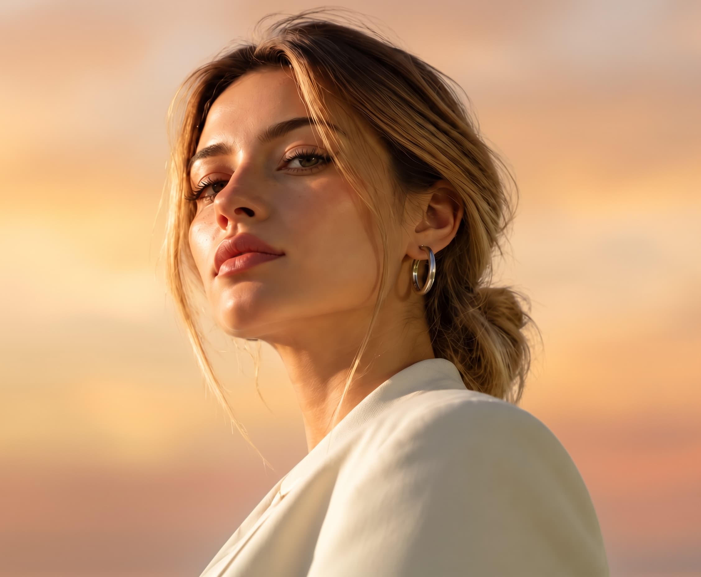 A ProfileMind member in soft golden light